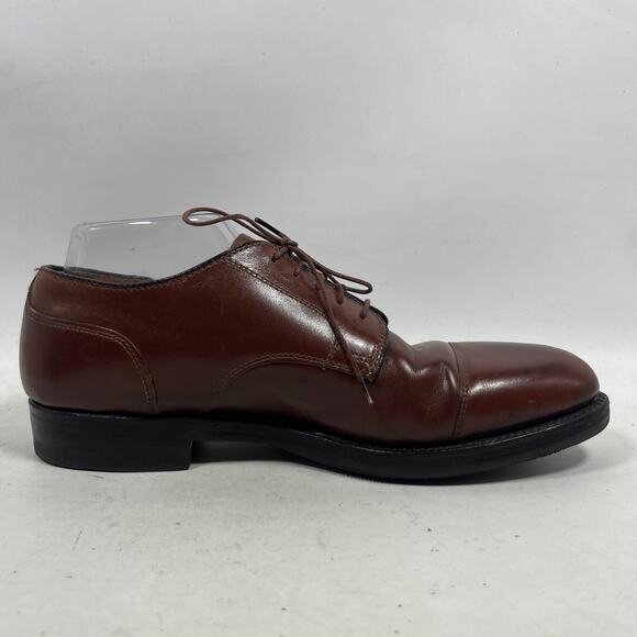 ALDEN x BROOKS BROTHERS Shoes 7.5 Leather Straight Tip Blucher 0972 Oxford Brown main image 13